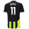 Maillot de Supporter Manchester City Doku 11 Extérieur 2024-25 Pour Homme